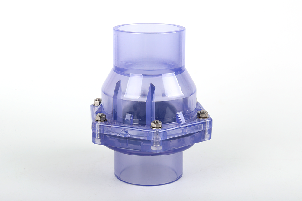 新晃透明翻板式止回阀